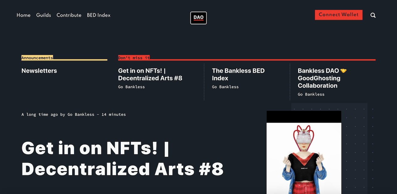 BanklessDAO – 銀行不要、10億人の暗号通貨利用を目指すDAO